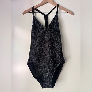 Title Nine impossible Black One Piece Swimsuit